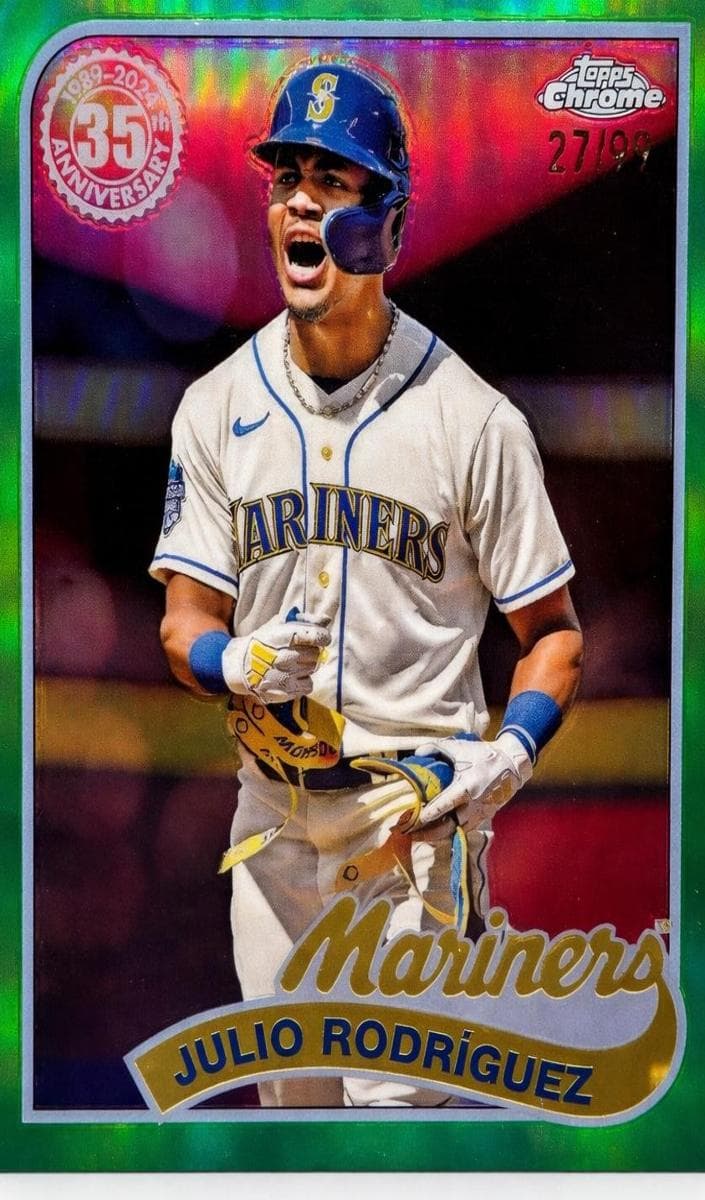 Julio Rodriguez 2024 topps Topps Chrome