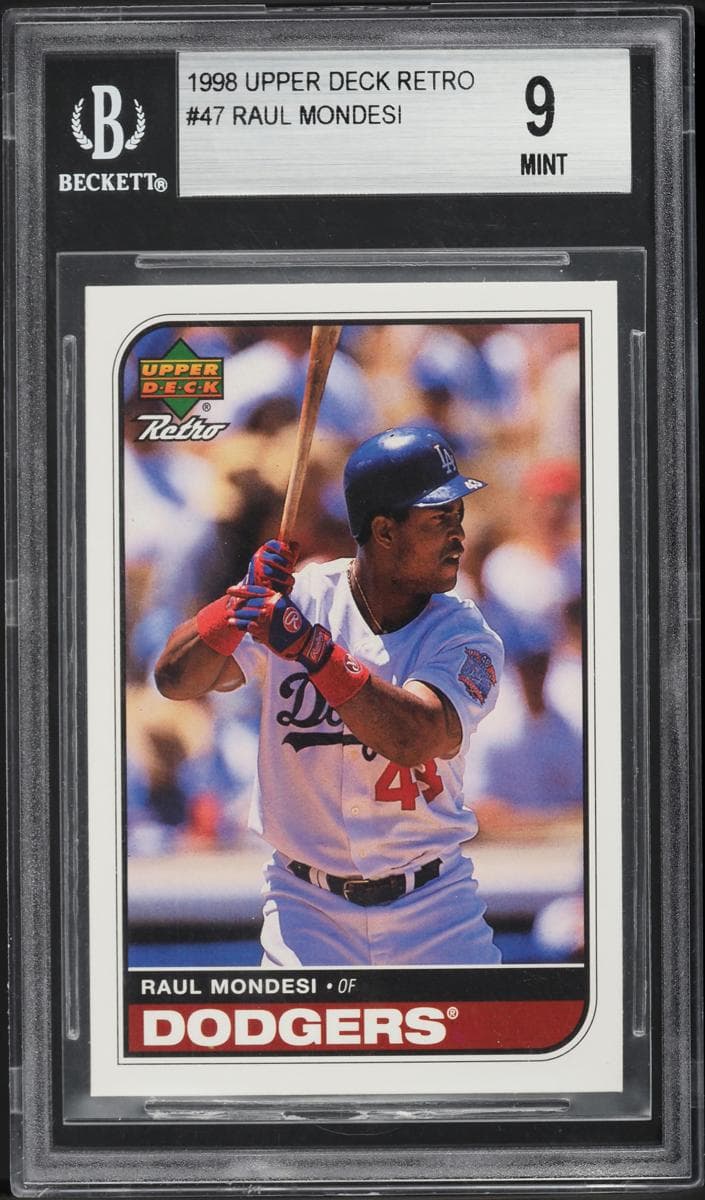 Raul Mondesi 1998 upper-deck Upper Deck Retro