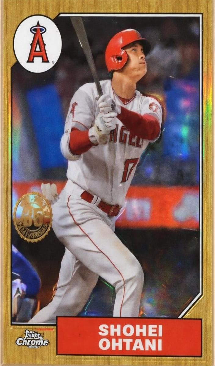 Shohei Ohtani 2022 topps Topps Chrome