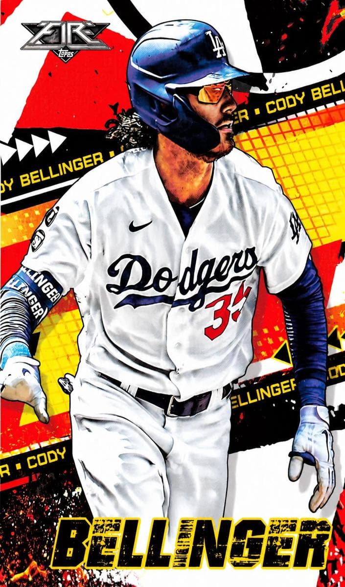 Cody Bellinger 2022 topps Topps Fire