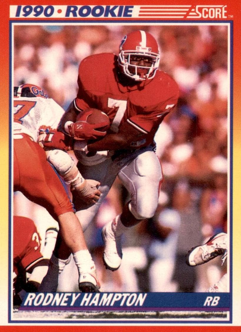 Rodney Hampton 1990 panini