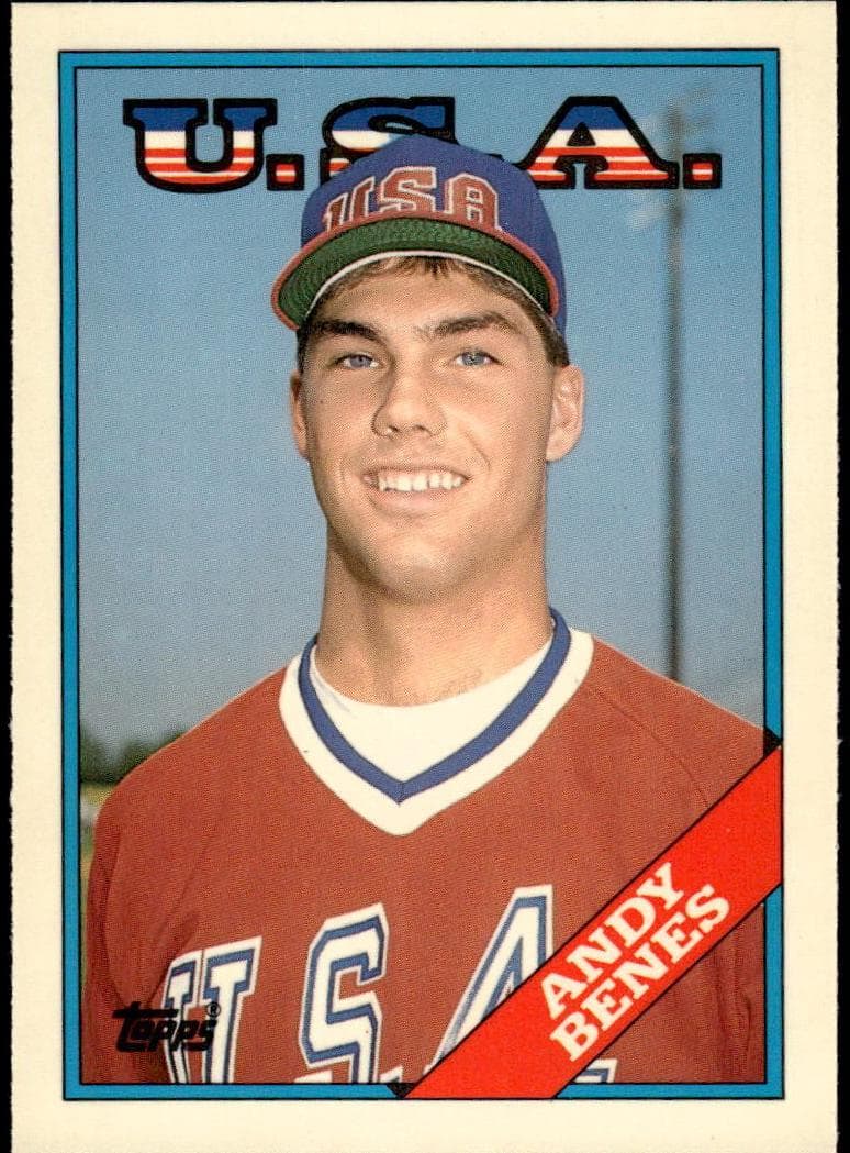 Andy Benes 1988 topps