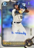 Hendry Mendez trading card
