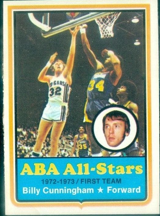 Billy Cunningham 1973 topps Topps