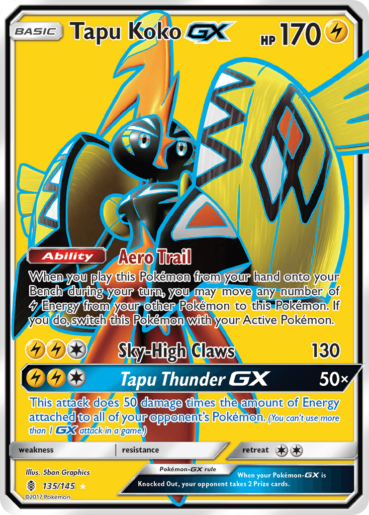 Tapu Koko GX 2017 Pokemon