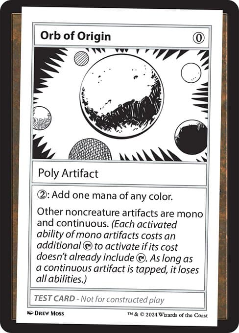 Orb of Origin 2024 Magic: The Gathering Mystery Booster 2