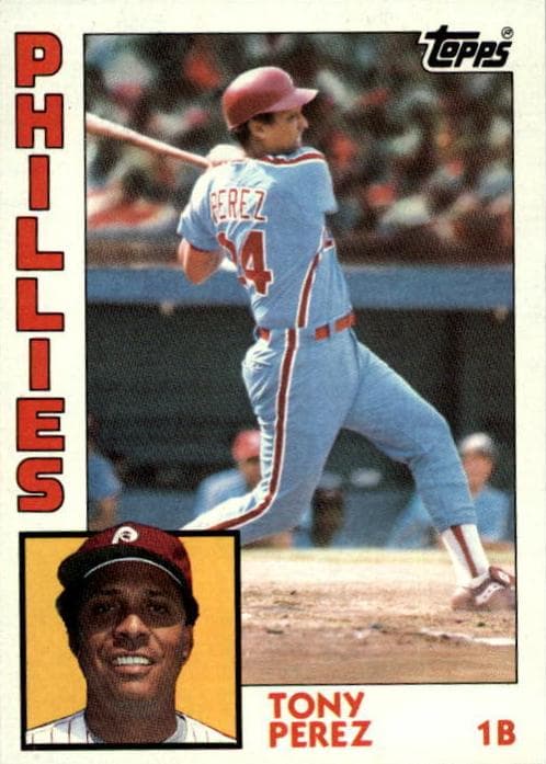 Tony Perez 1984 topps Topps