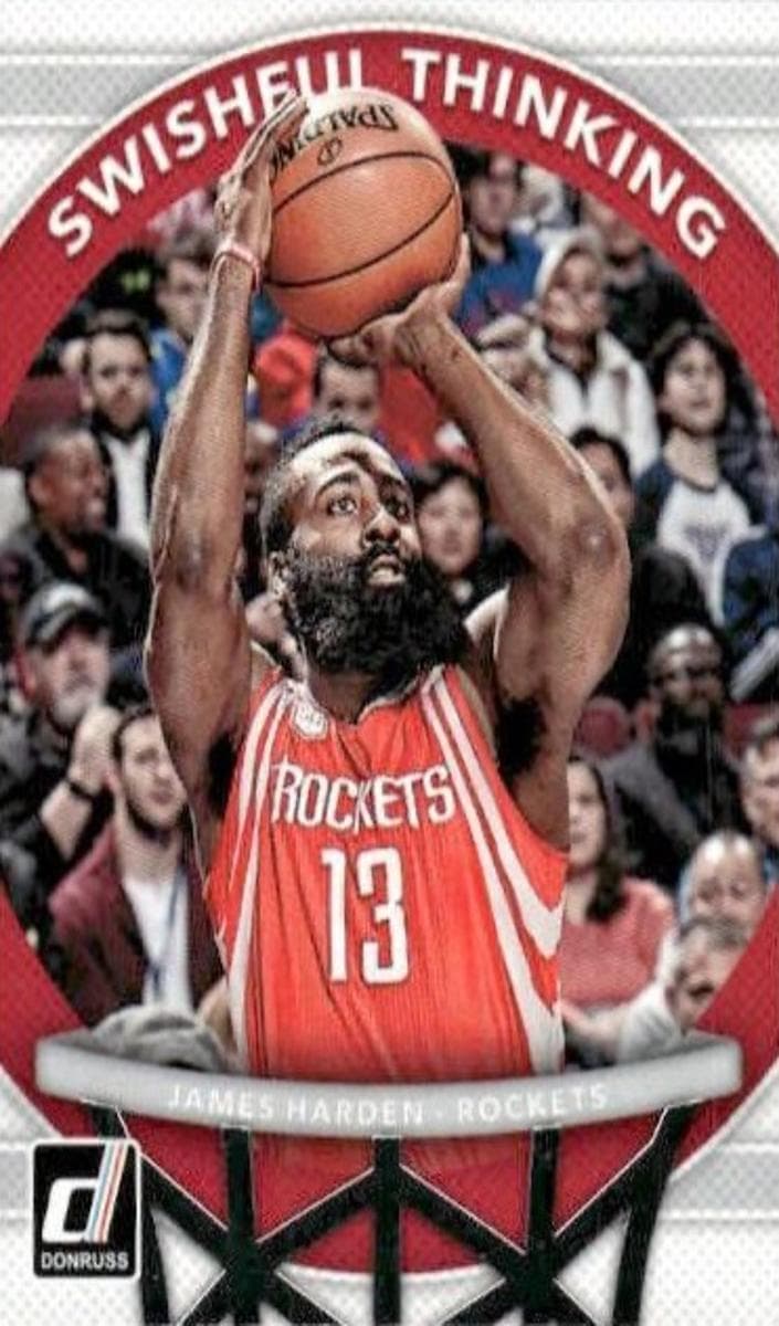 James Harden 2017 panini Donruss Optic