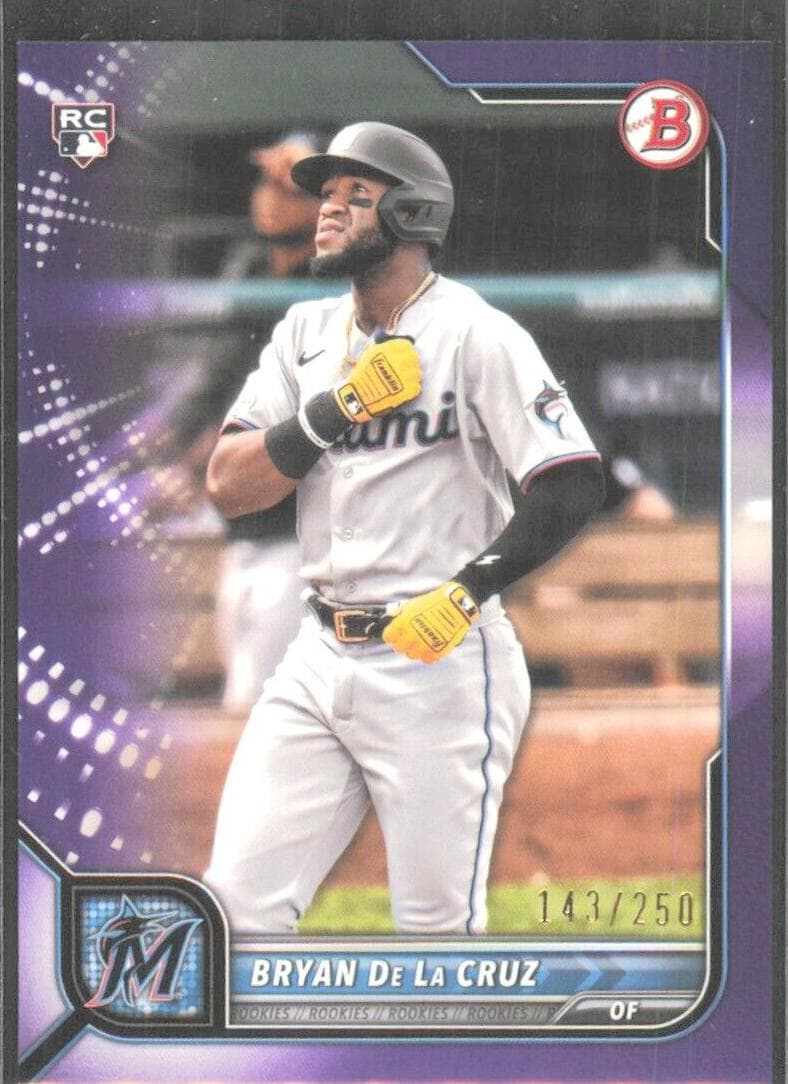 Bryan De La Cruz 2022 bowman Bowman