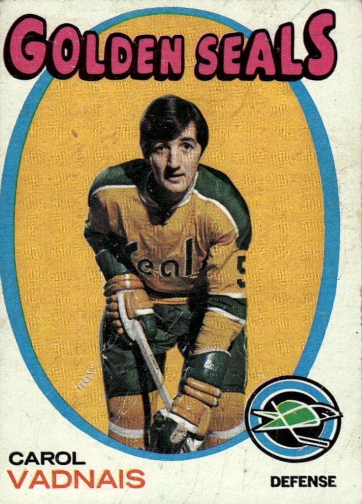 Carol Vadnais 1971 topps Topps