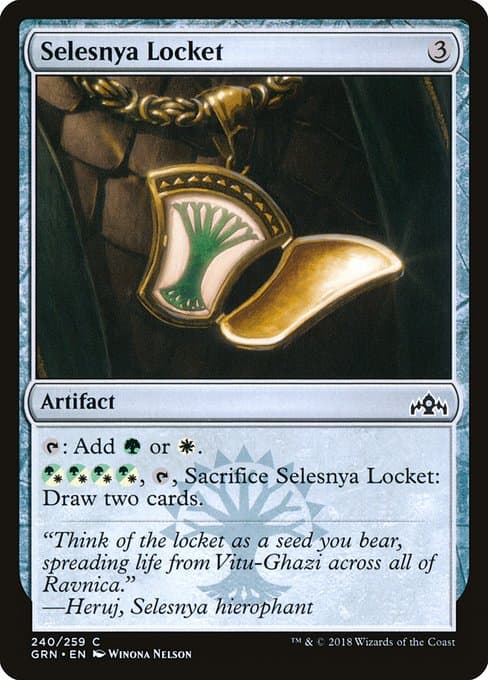 Selesnya Locket 2018 Magic: The Gathering Guilds of Ravnica
