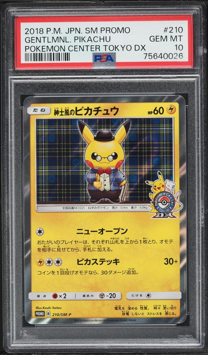 Gentlemanly Pikachu #210