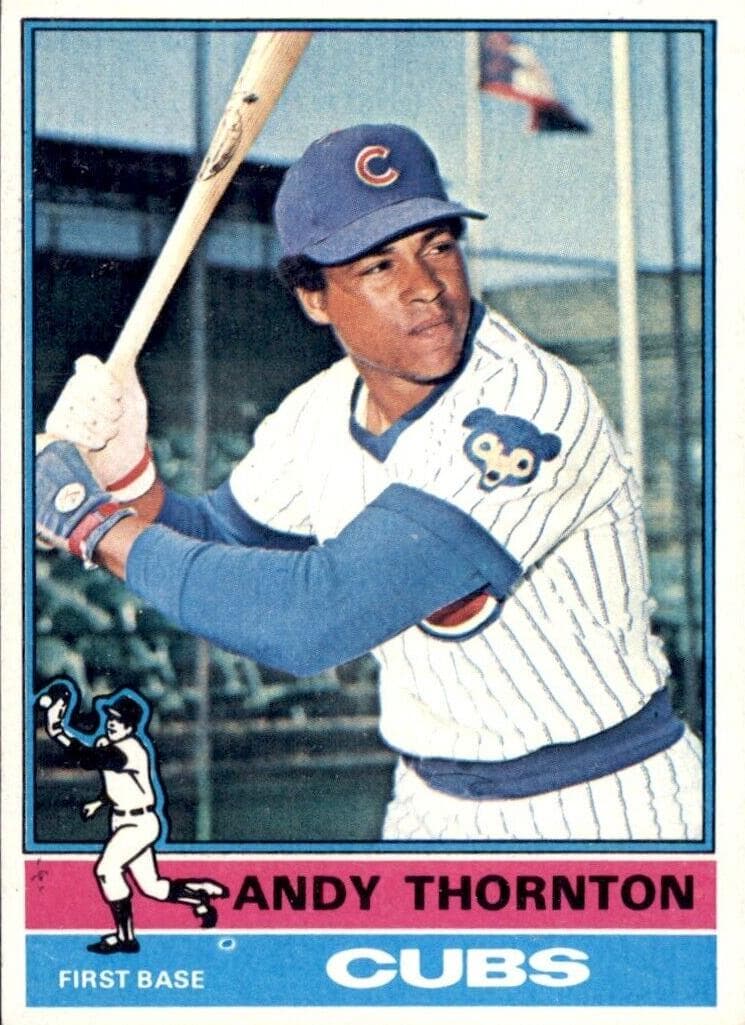Andy Thornton 1976 topps Topps