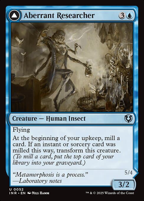 Aberrant Researcher // Perfected Form 2025 Magic: The Gathering Innistrad Remastered