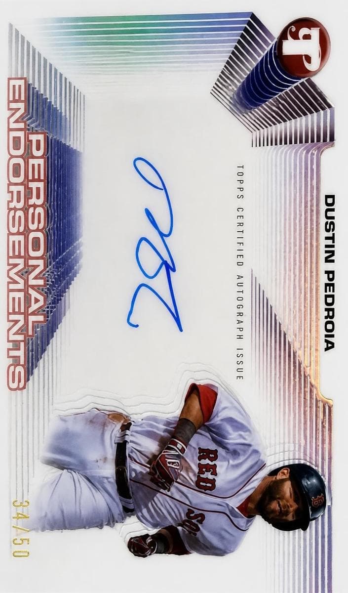 Dustin Pedroia 2025 topps Topps Pristine