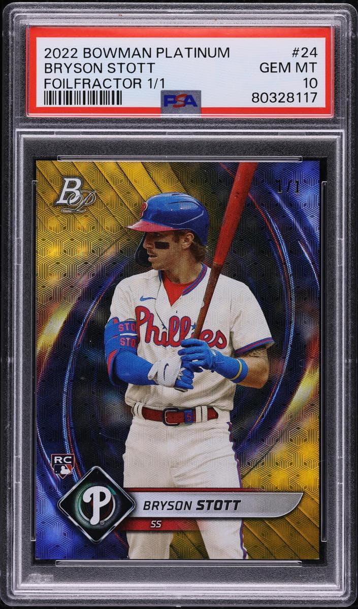 Bryson Stott 2022 bowman Bowman Platinum