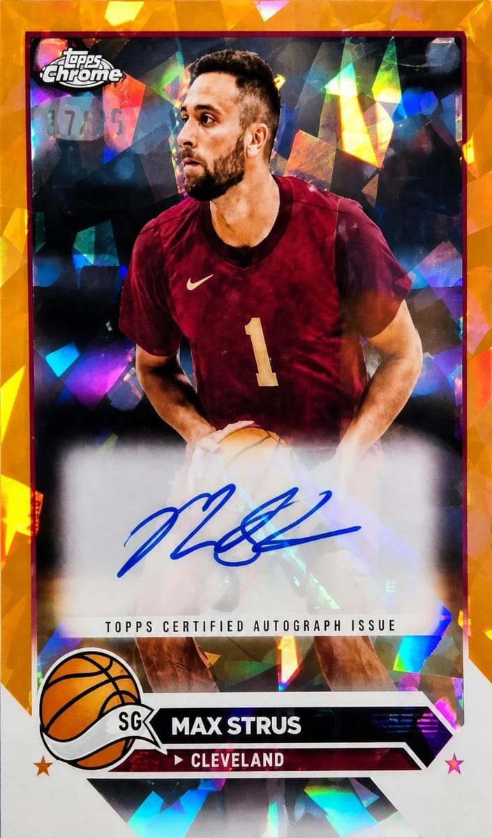 Max Strus 2023 topps Topps Chrome Sapphire Edition