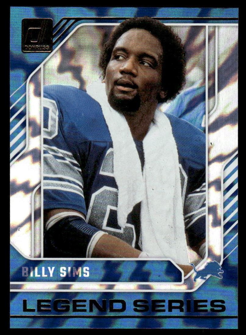 Billy Sims 2024 panini Donruss