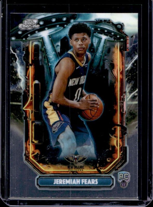 Jeremiah Fears 2025 topps Topps Chrome Cosmic Extraterrestrial Talent