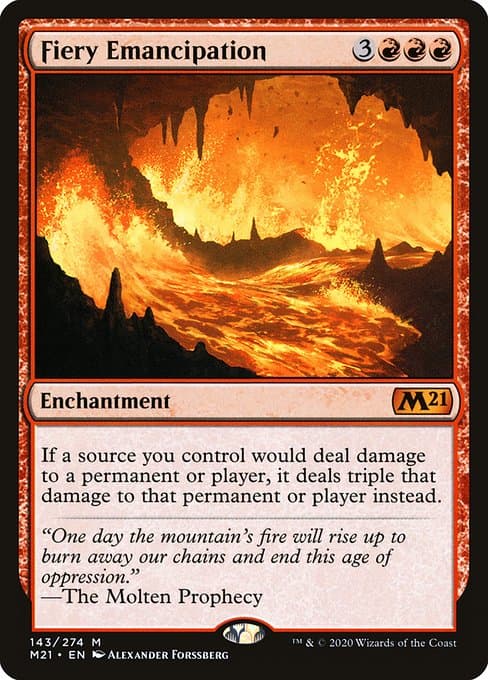 Fiery Emancipation 2020 Magic: The Gathering