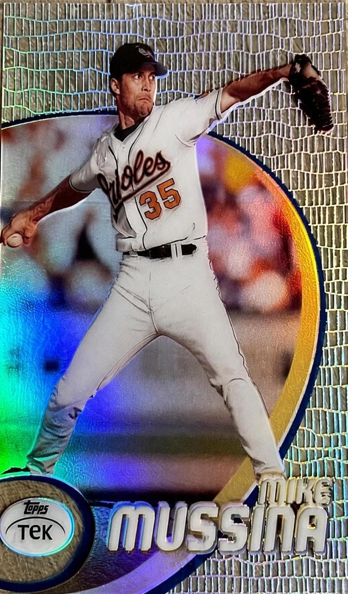 Mike Mussina 1998 topps Topps Tek