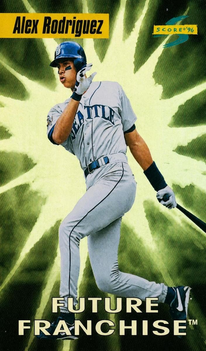 Alex Rodriguez 1996 panini Score
