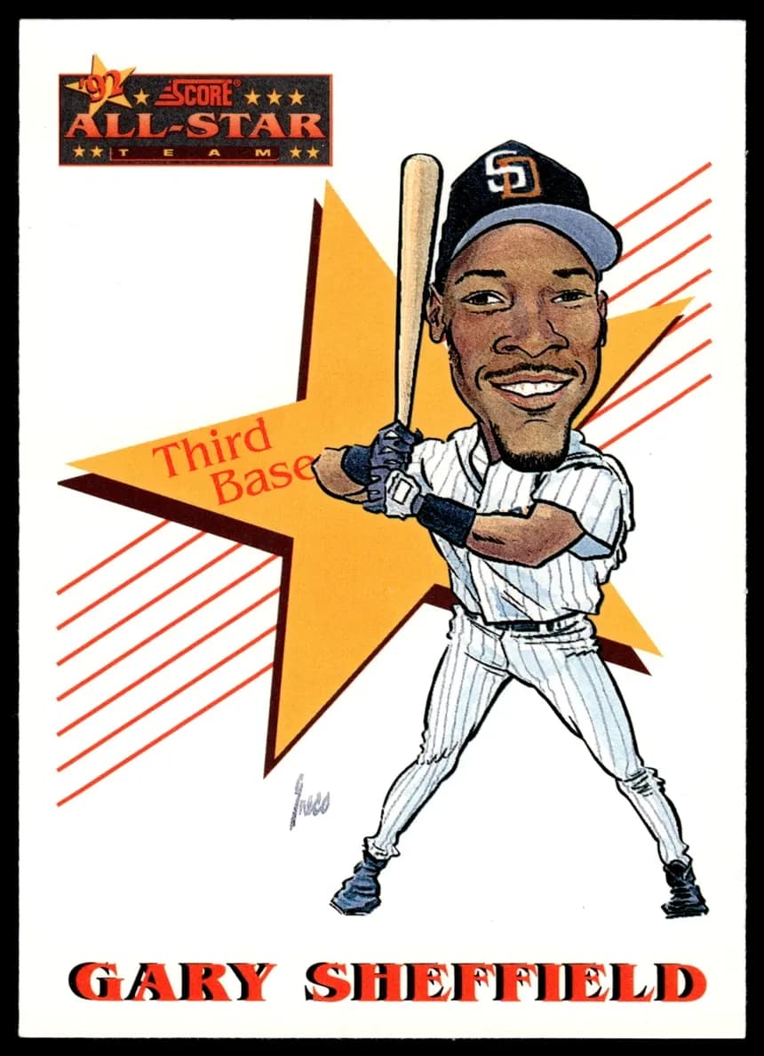 Gary Sheffield 1993 panini Score