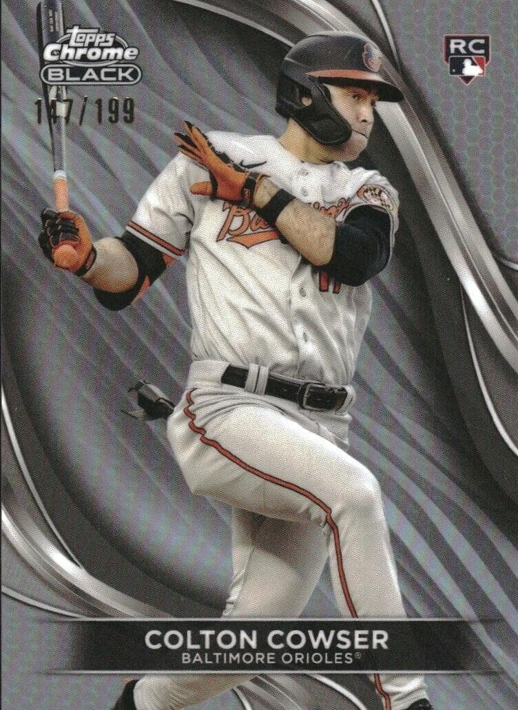 Colton Cowser 2024 topps Topps Chrome Black