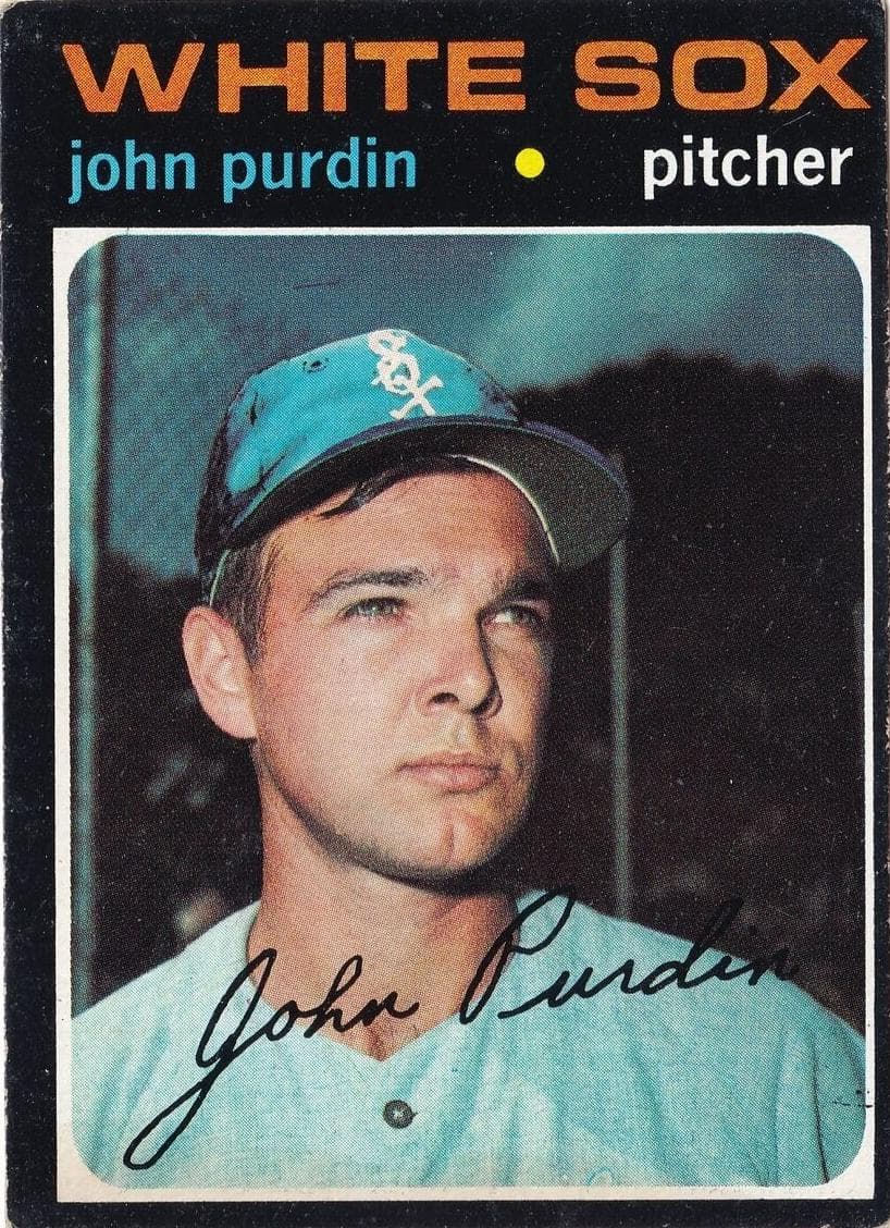 John Purdin 1971 topps Topps