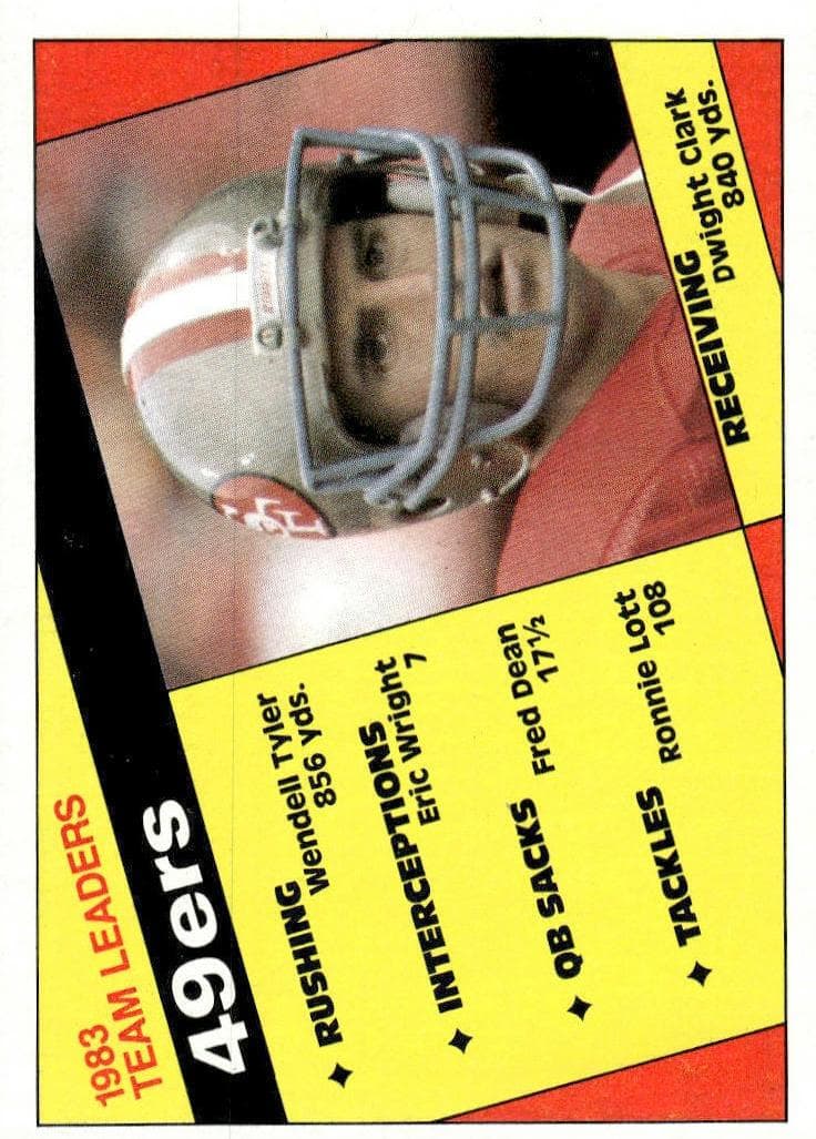 49ers Team Leaders - Dwight Clark #349