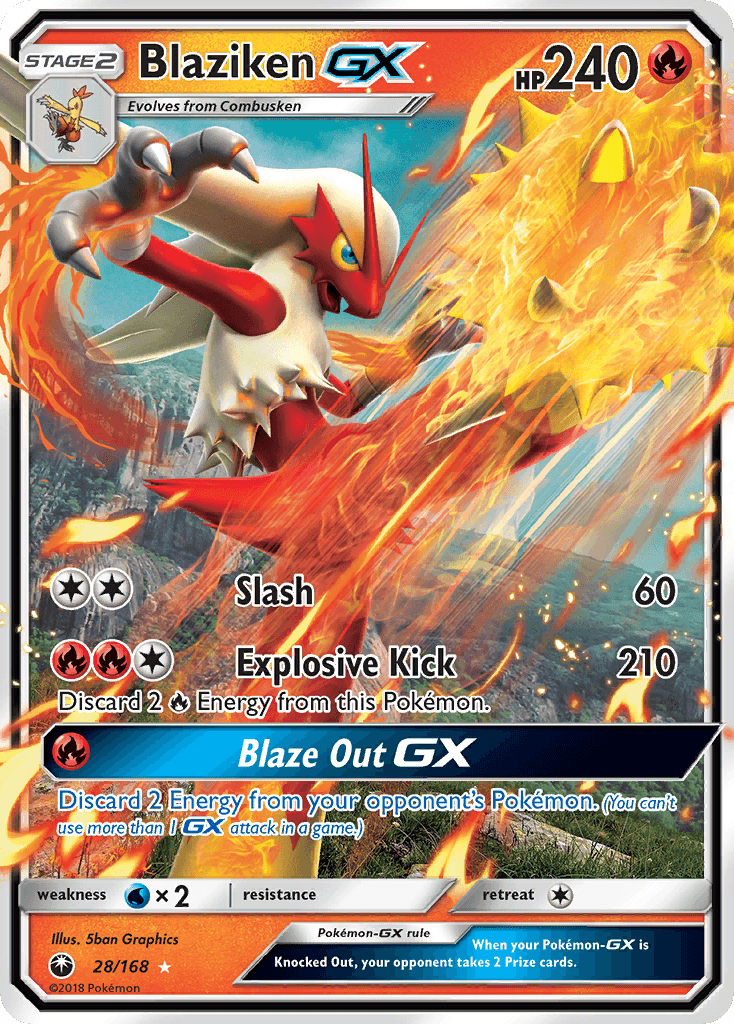 Blaziken GX #28