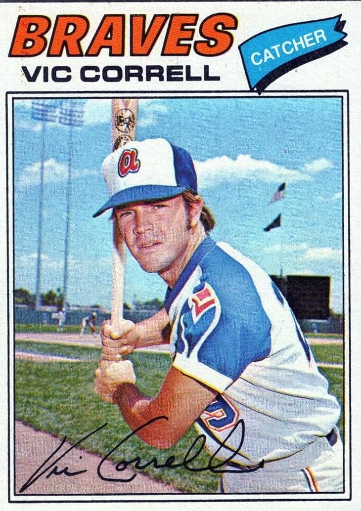 Vic Correll 1977 topps Topps