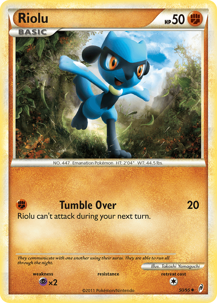 Riolu 2011 Pokemon Call of Legends Reverse Holo