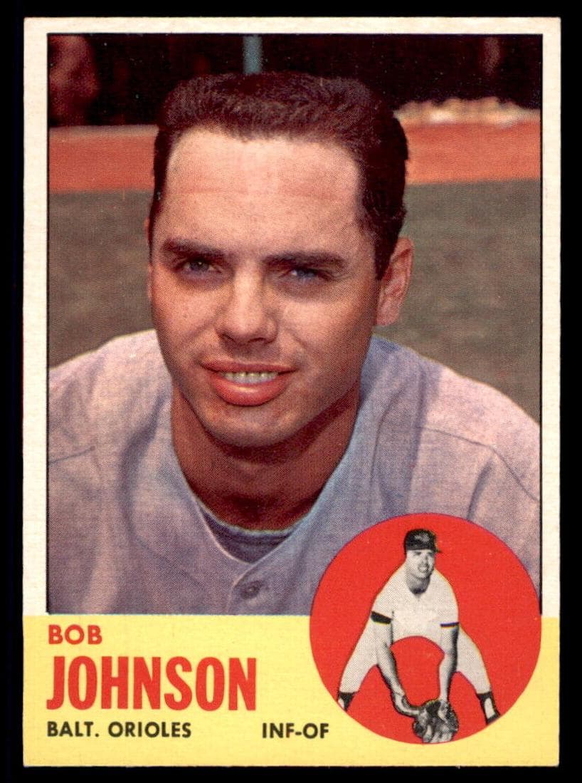 Bob Johnson 1963 topps Topps
