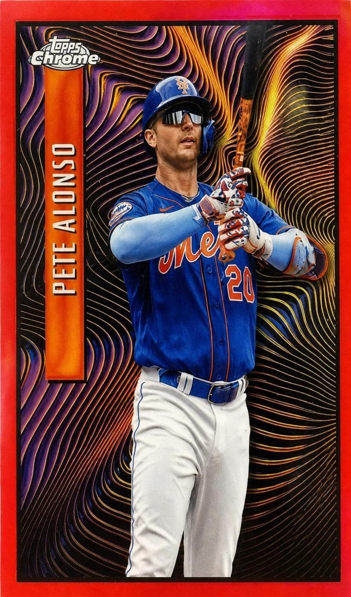 Pete Alonso 2023 topps Topps Chrome Update