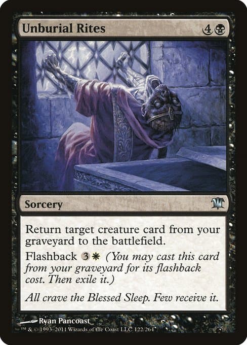 Unburial Rites 2020 Magic: The Gathering The List Reprints