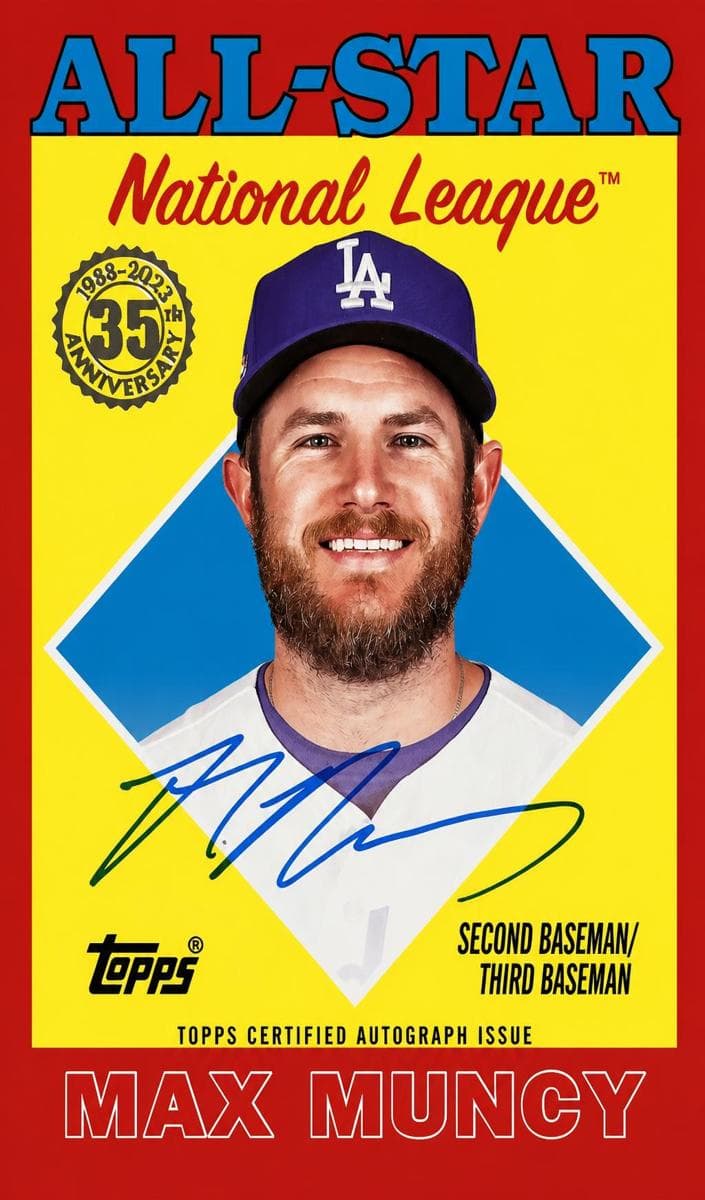 Max Muncy 2023 topps Topps