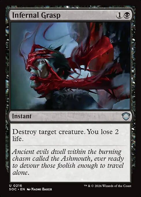 Infernal Grasp 2026 Magic: The Gathering Lorwyn Eclipsed Commander