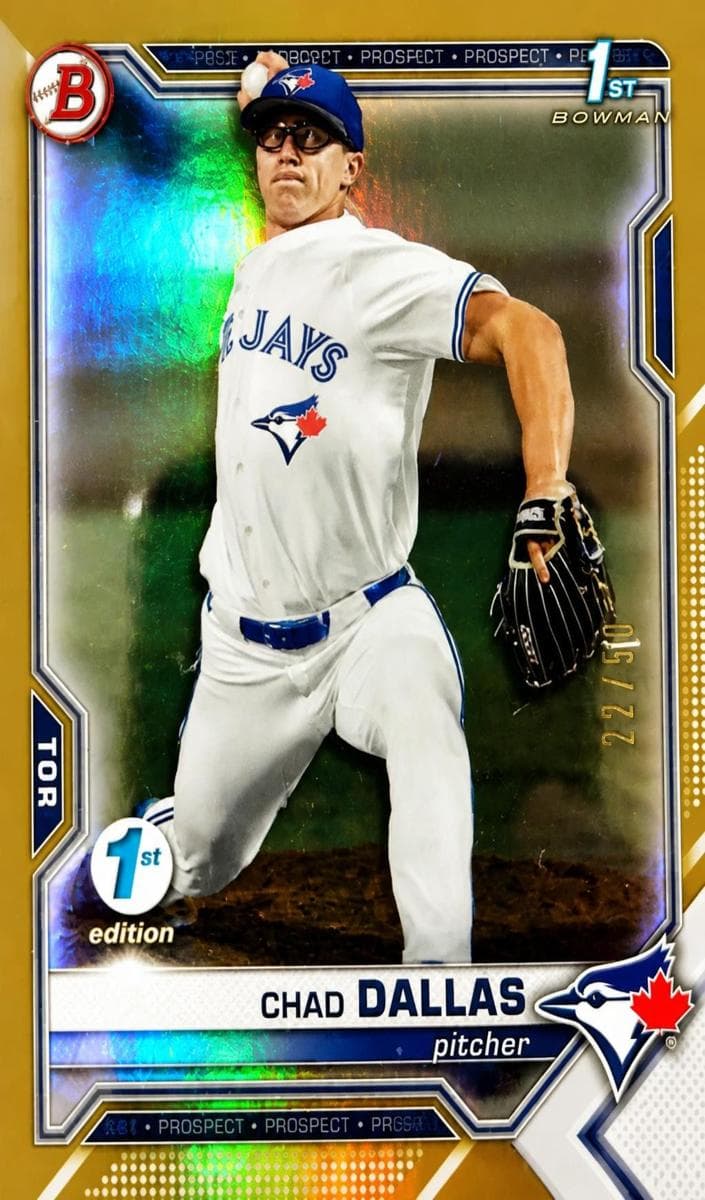 Chad Dallas 2021 bowman Bowman Draft