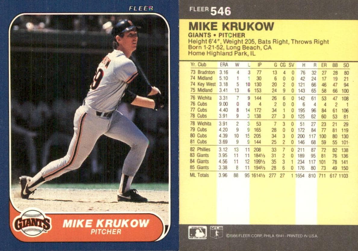 Mike Krukow #546