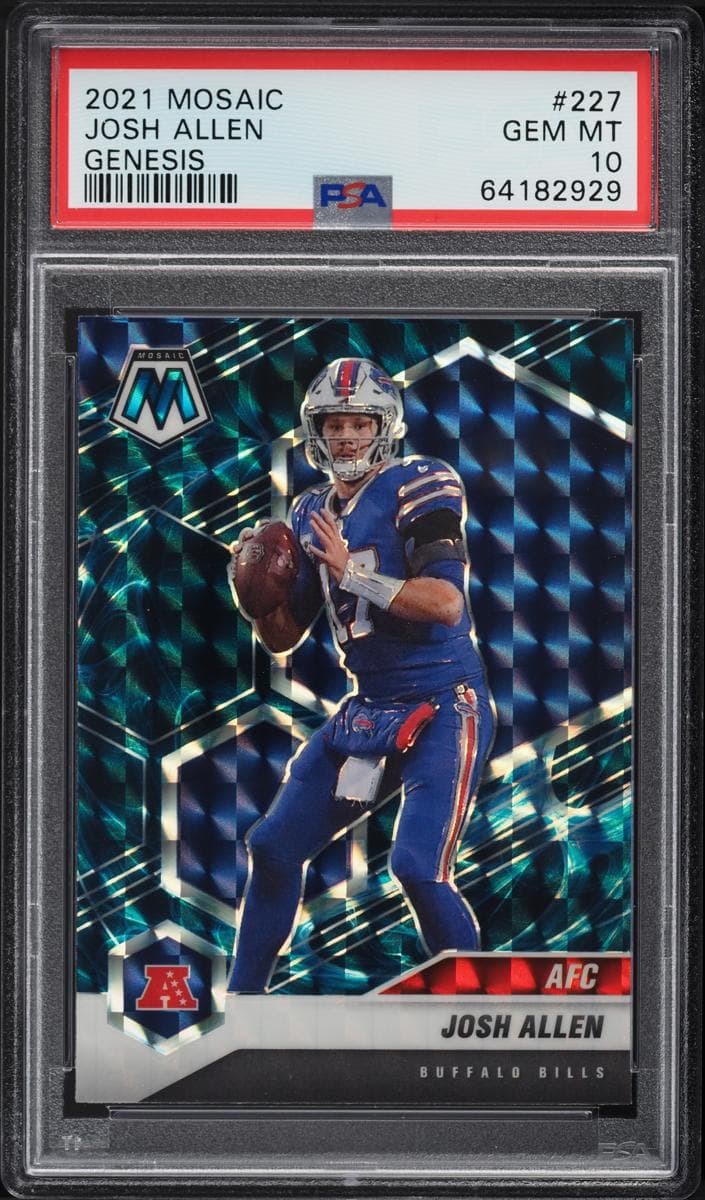 Josh Allen 2021 panini Panini Mosaic