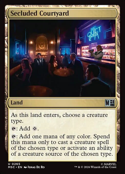 Secluded Courtyard 2026 Magic: The Gathering Lorwyn Eclipsed Commander