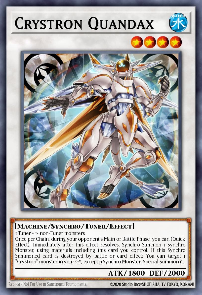 Crystron Quandax 2016 Yu-Gi-Oh! Invasion: Vengeance