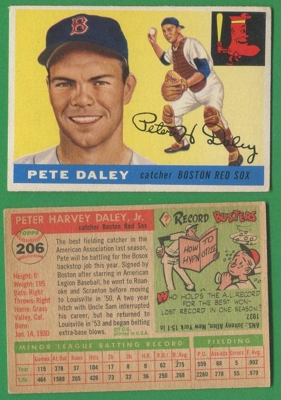 Pete Daley 1955 topps Topps