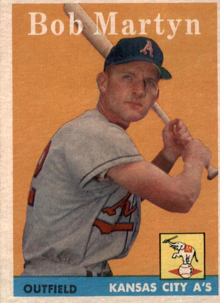 Bob Martyn 1958 topps Topps