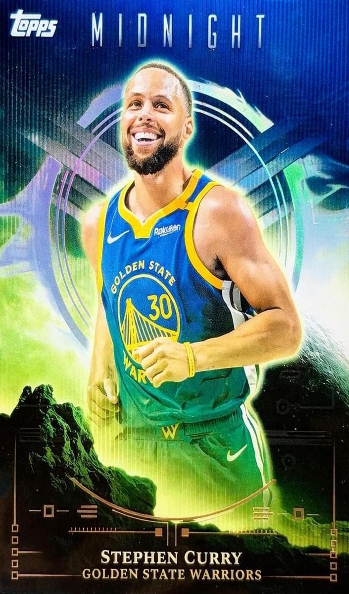 Stephen Curry 2025 topps Topps Midnight