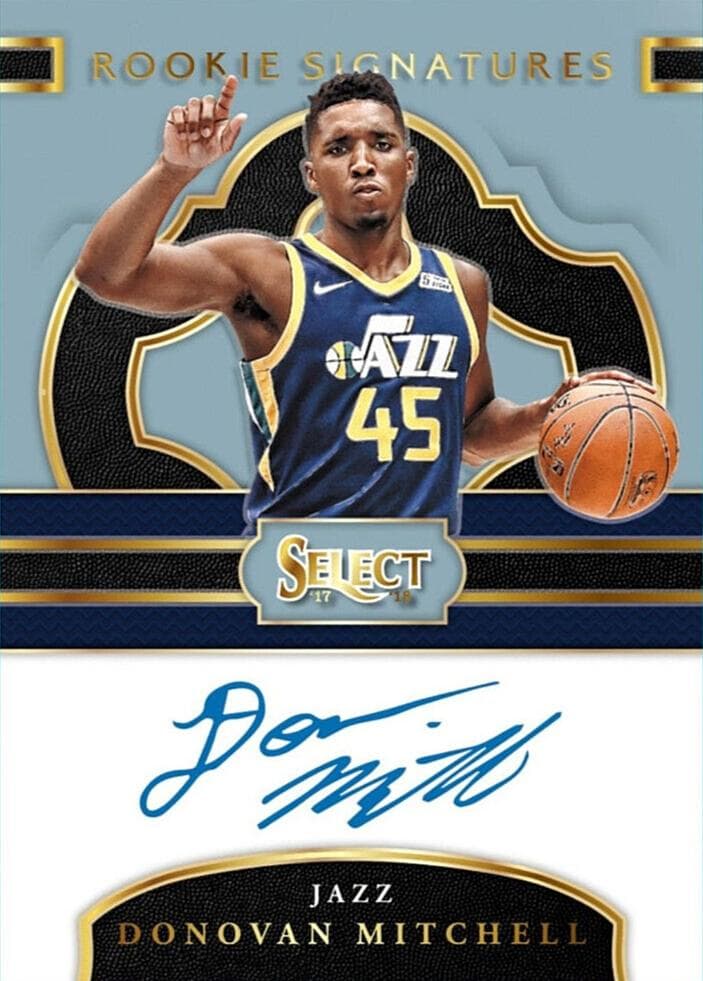 Donovan Mitchell 2017 panini Select
