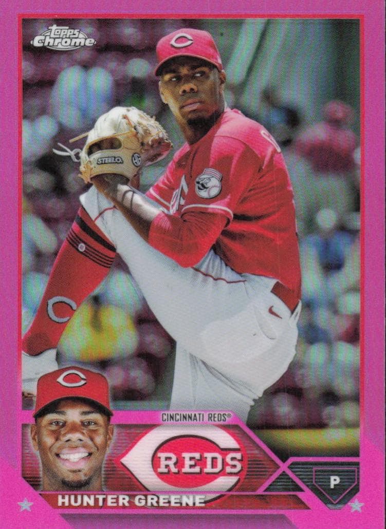 Hunter Greene 2023 topps Topps Chrome
