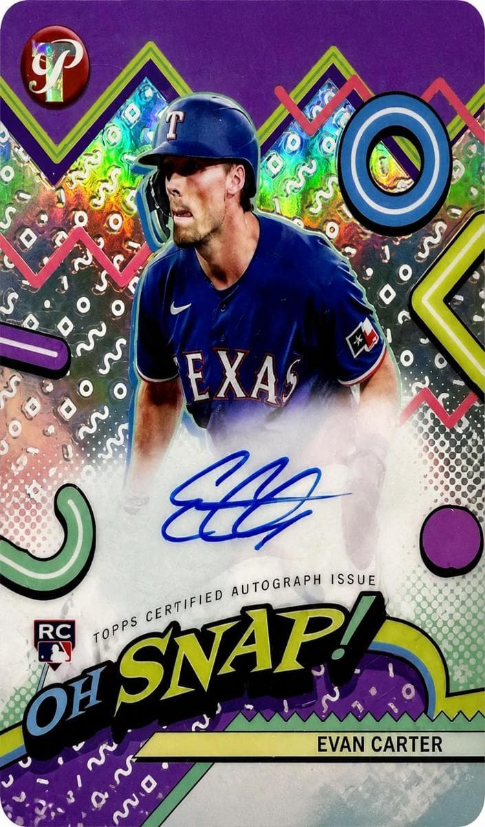 Evan Carter 2024 topps Topps Pristine