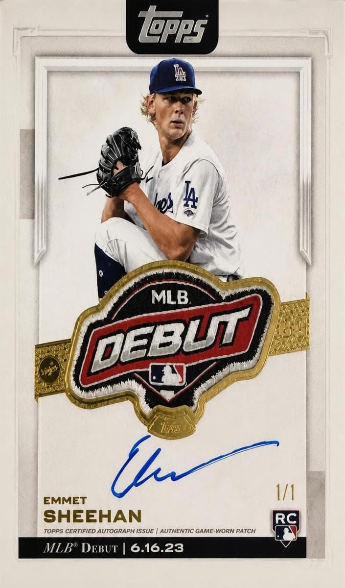 Emmet Sheehan 2024 topps Topps Chrome Update
